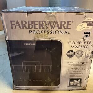 Farberware Portable Countertop Dishwasher 5L Tank FDW05ASBWHA Open Box